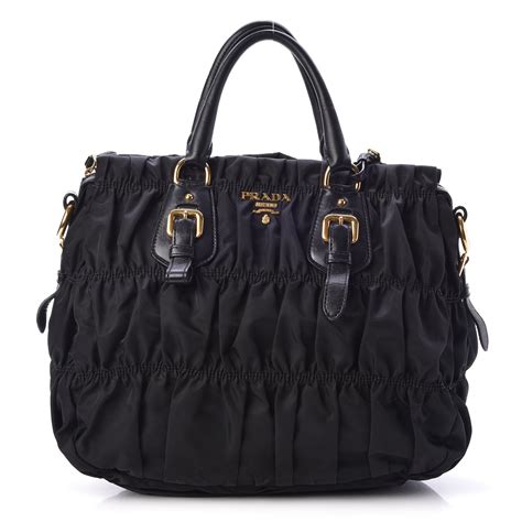 prada tessuto sport black nylon bag|Prada tessuto gaufre nylon bag.